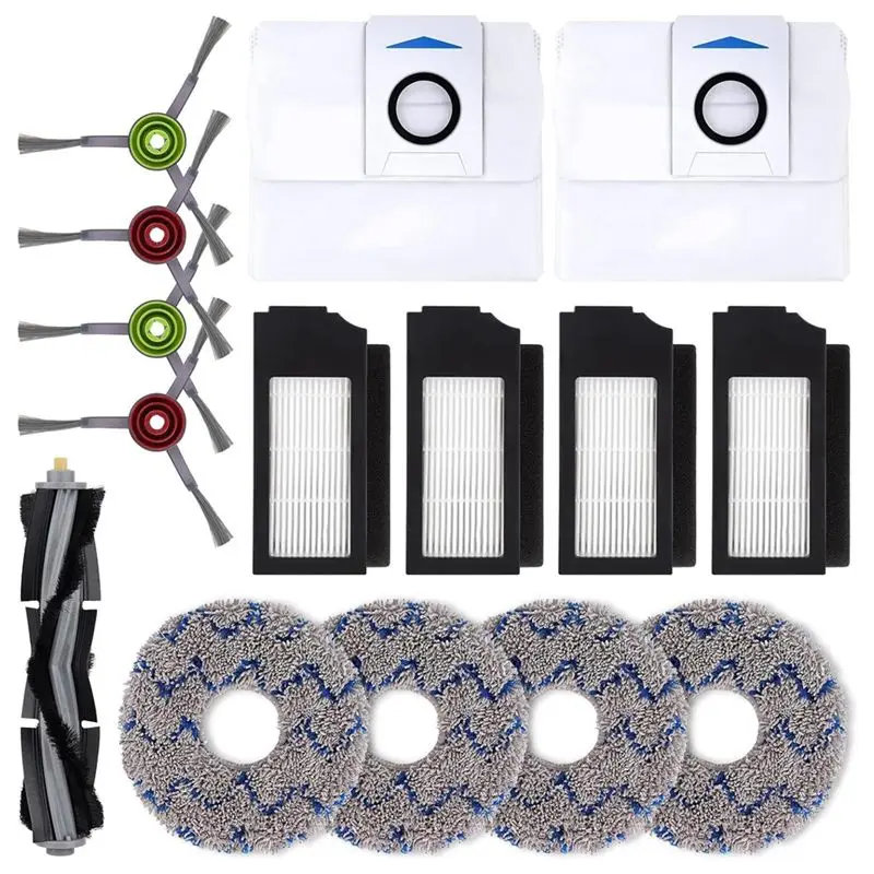 

A76X-For ECOVACS DEEBOT X1 OMNI Turbo T10 T20 Omni T20/T20 Max/T20 Pro Robot Vacuum Cleaner Main Side Brush Filter Mops