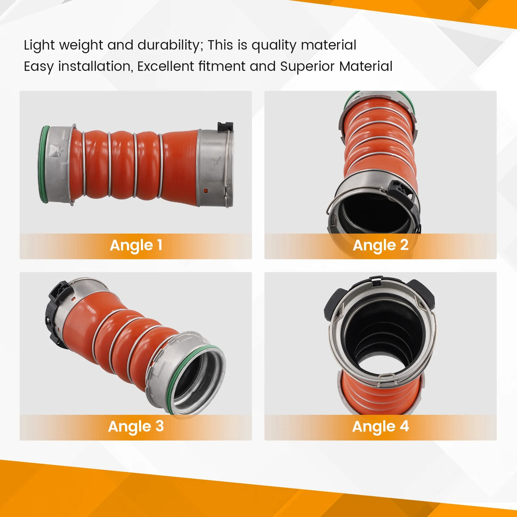 

11617807987 Turbo Charge Air Intake Hose For BMW X5 E70 LCI F15 X6 E71 F16 Coolant Incooler Hose Car Accessories