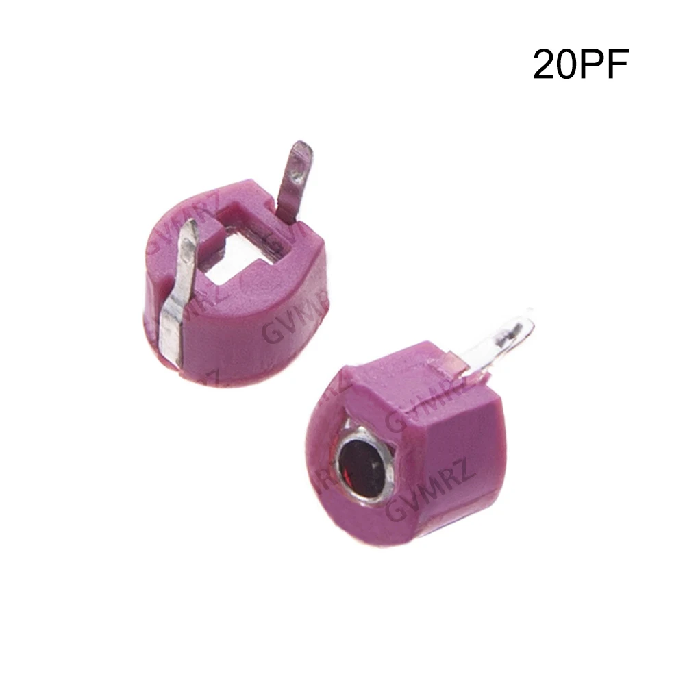 10PCS 5-120PF 40/50/60/70/120PF Adjustable Trimmer Capacitor, SMD/DIP Plastic Tuning Cap, 50V, 5/10/20/30PF for PCB