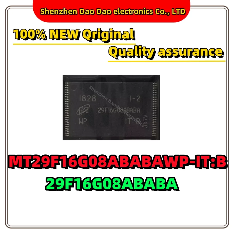 MT29F16G08ABABAWP-IT:B Silk screen 29F16G08ABABA SOP-48 memory chip new original