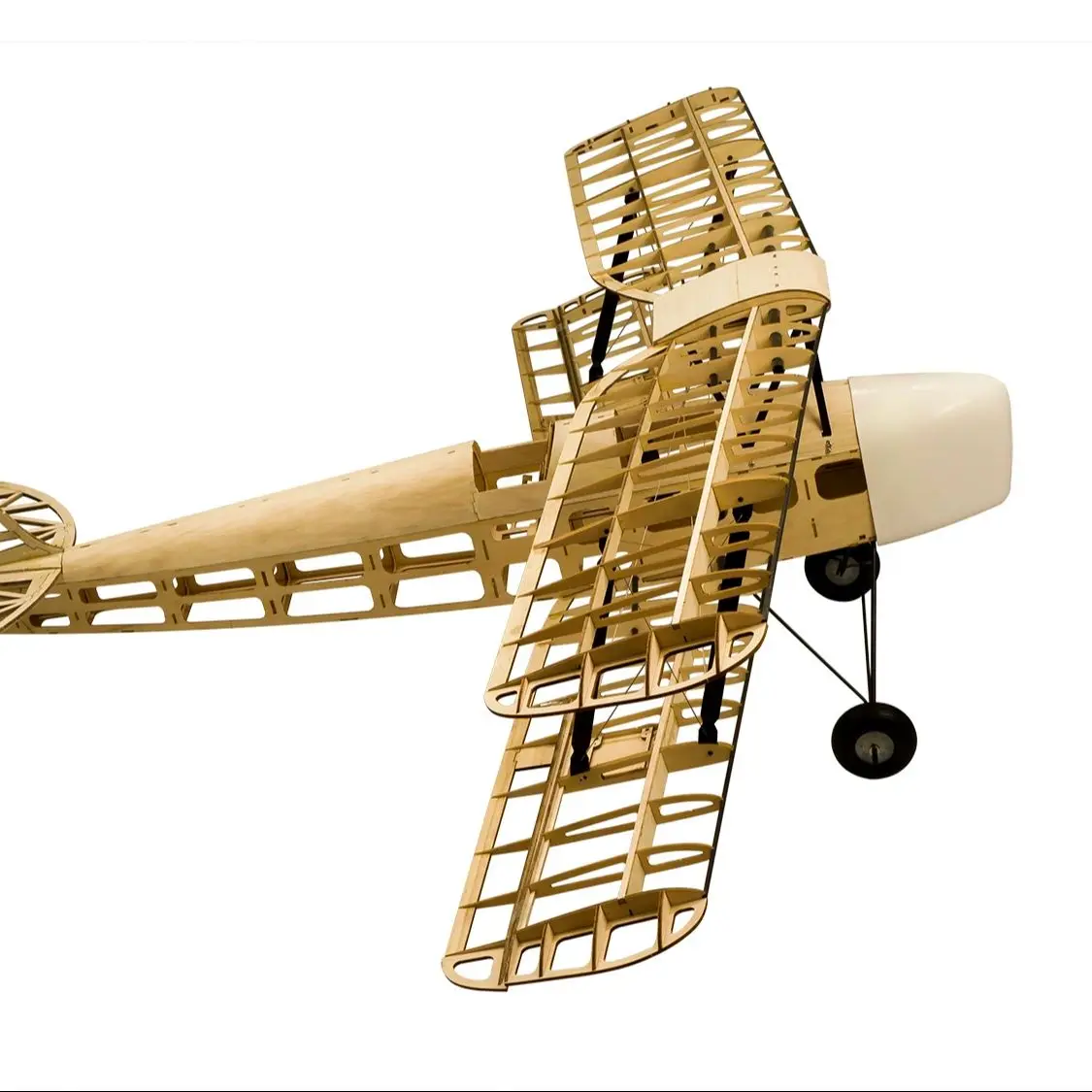 AEORC Tiger Moth 1.4M Wingspan RC Aircraft Balsawood RC Plane Outdoor Electric Power Gas Power Wooden RC Airplane Model Kit