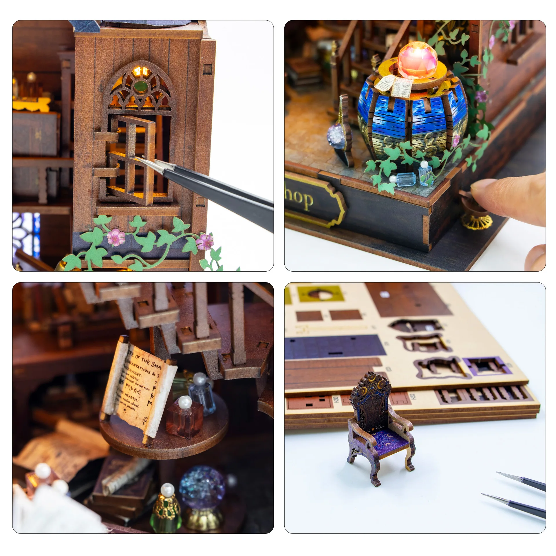 Mystic Bookshop DIY Miniature  - Miniature Led Light Kit For Dollhouse review and price