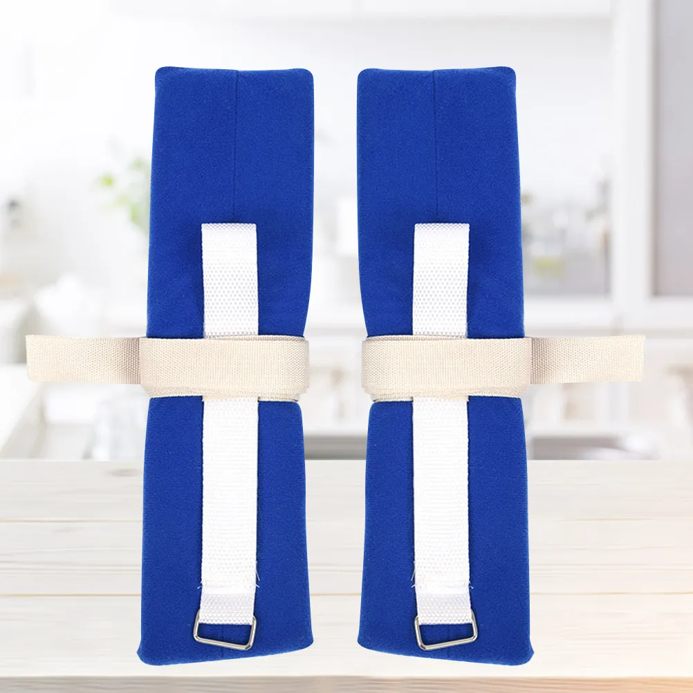 

4Pcs Medical Restraint Belt Blue White for Patient Safety Limb Control Arm Leg Constraints Hospital Nursing Care Arm Slings