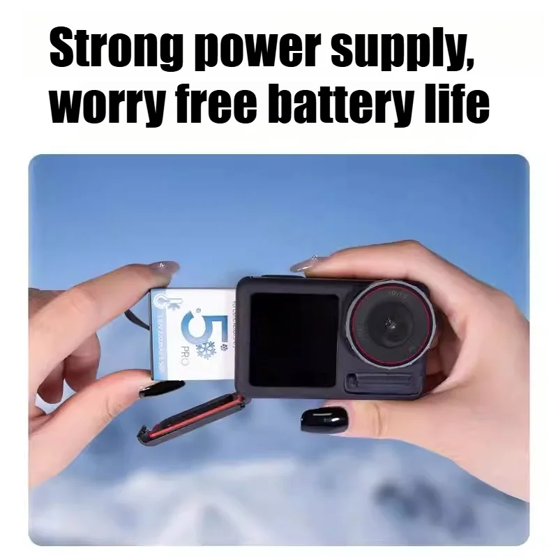 

Литий-ионный аккумулятор 2200 мАч для низких температур и двойное зарядное устройство для экшн-камер DJI Action 6/5 Pro/4/3/Osmo360 с защитой от перезаряда