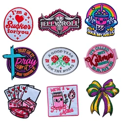 Valentine's Day Emblem Clothing Accessories Badge Sticker Embroidered Embroidery Sticker Iron-on Patches