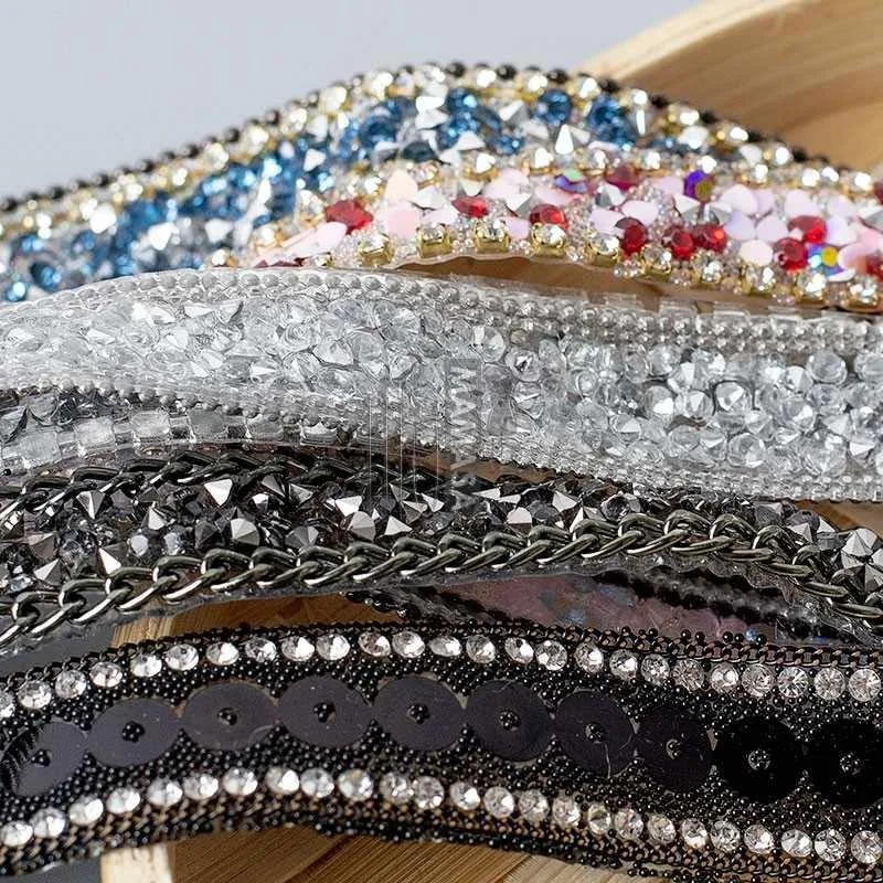 1/3 rotoli di diamante acqua autoadesivo gioielli fatti a mano fai da te adesivi con diamanti accessori autoadesivi adesivo con diamante flash