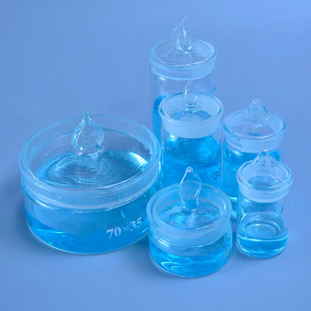 

4Pcs High-Quality Glass Weighing Bottle Durable Laboratory Equipment for Accurate Sample Analysis Aroma Storage