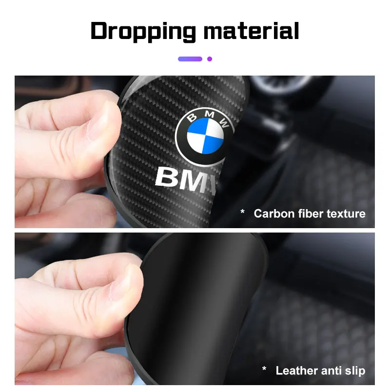For BMW X1 X2 X3 X5 X4 X6 X7 1 3 5 6 7 Series E60 E90 E70 G20 G30 G70 Car Coaster Water Cup Holder Mat Non-slip Pad Accessories - view 3