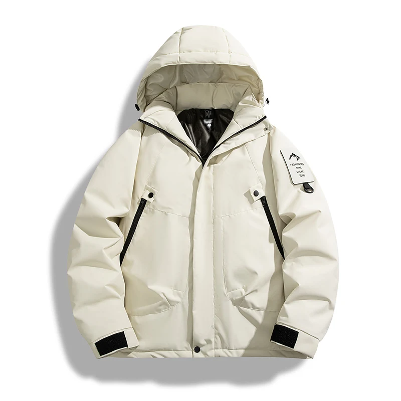 

Parkas Men's New Graphene Cotton Jacket Cold Protection Heating Stormtrooper Jacket Couples Windproof Waterproof Loose Hoodie