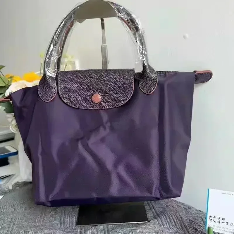 Bolsa de Ombro Feminina Dobrável em Nylon, Bolsa Casual de Grande Capacidade, Classic Sac, Nova Moda, Alta Qualidade, 2022