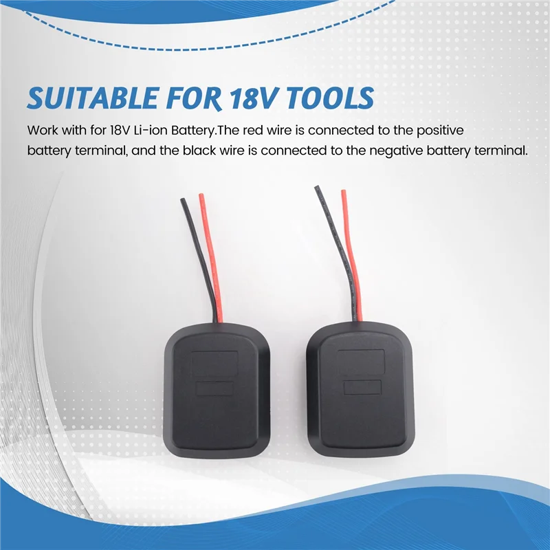 

AC88-4Pc Battery Adapter For 18V Lithium Battery Power Tool Connector Adapter Dock Holder For Power Tool BL1830 BL1840