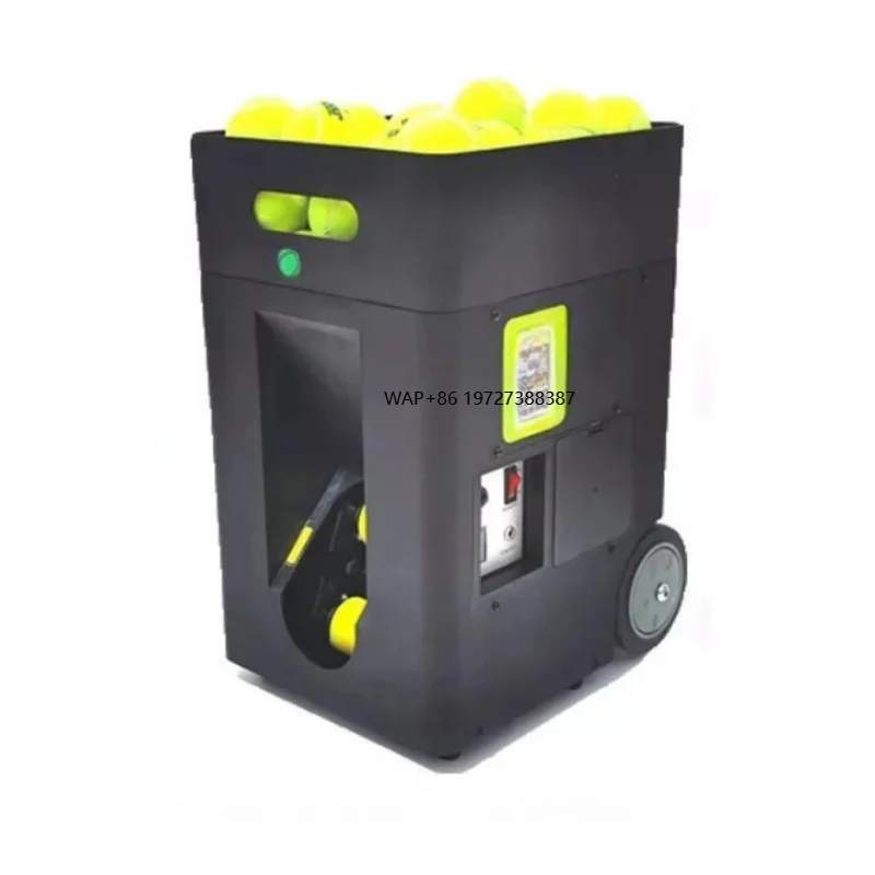 

Portable Intelligent Tennis and Pickleball Automatic Serve Throw Machine Trainer, 2-4 Hours Endurance