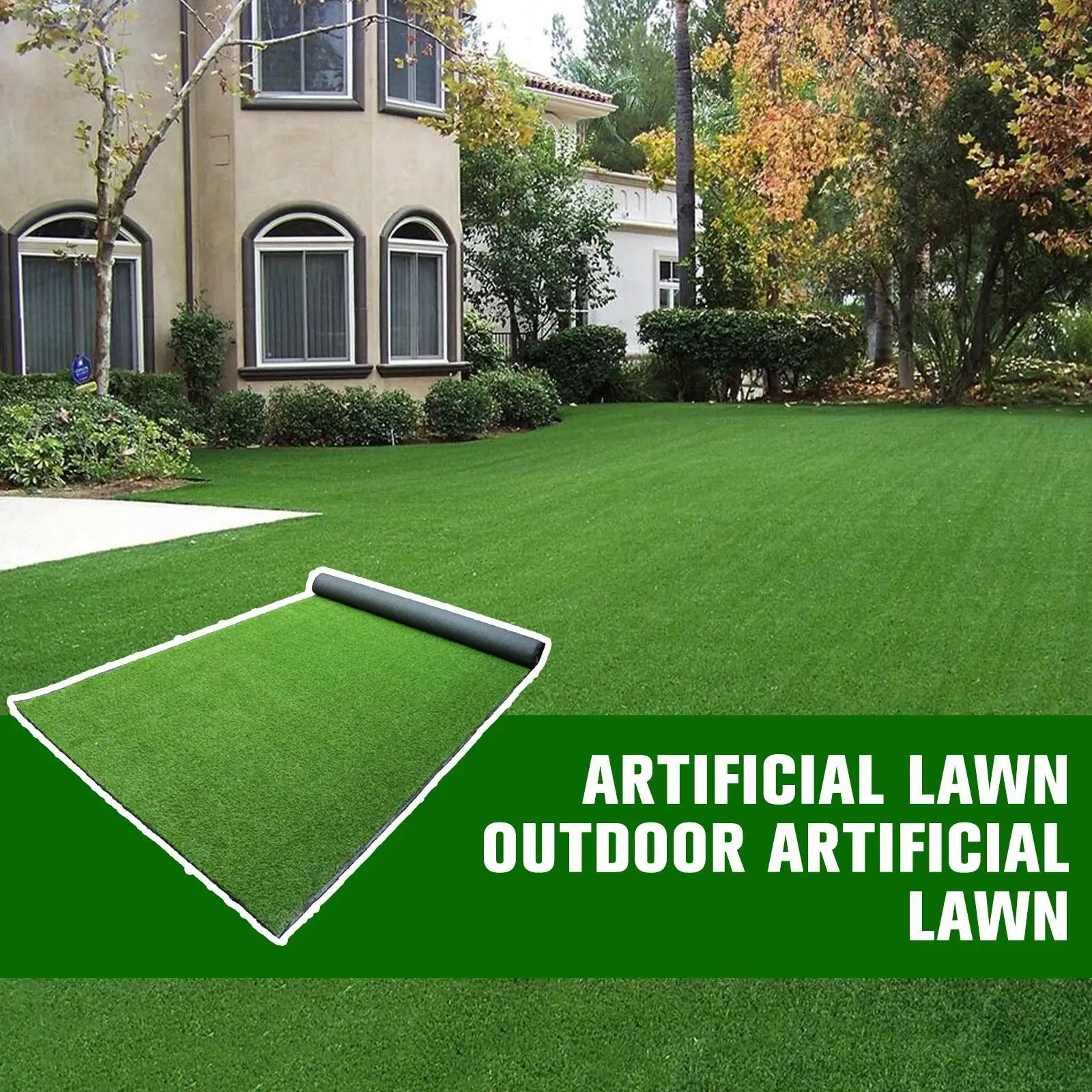 Artificial Grass Outdoor Gardening Turf Lawn Synthetic Fake Grass Carpetfaux Micro-landscape DIY Flocking Lawn New 2023