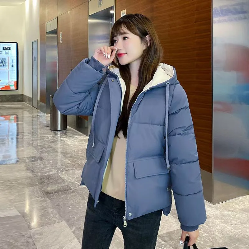 Winter Thickened Students Loose Korean Cotton-padded Jacket Short Cotton-padded Jacket 2024 New Down Women's Winter Clothes Coat