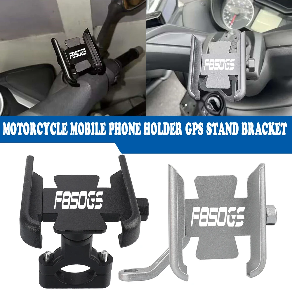 2024 Motorcycle Handlebar Mobile Phone Holder GPS Stand Bracket FOR BMW F800GS F 800GS F 800 GS 2008- 2023 2022 2021 2020 2019