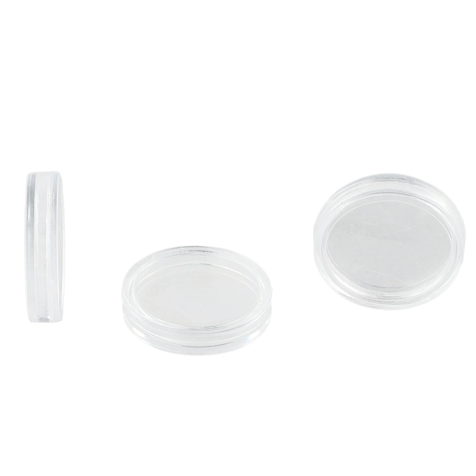 

18mm Coin Holders Plastic Accessories Protect Reusable Round Set Case Storage Ceremony Transparent Commemorative