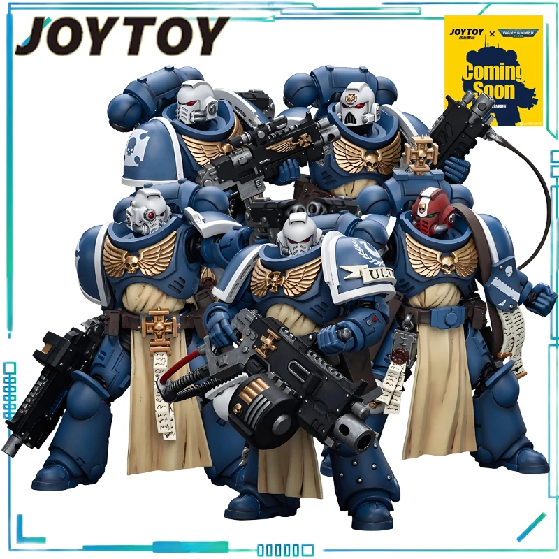 

JOYTOY Genuine JOYTOY X Warhammer 40K Series U-band Extreme Warrior, Veteran of The Su Wei Army 1/18 Movable Model Boy's Gift