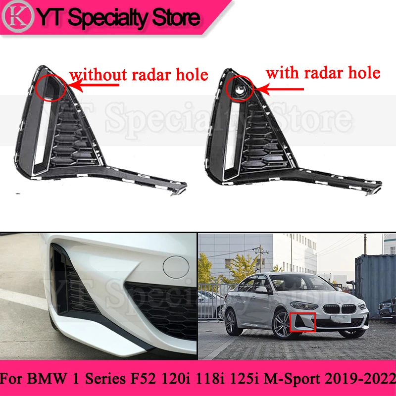 

Рамка противотуманной фары Kamshing для переднего бампера BMW 1 серии F52 120i 118i 125i M-Sport 2019-2022, накладка на противотуманную фару, крышка противотуманной фары