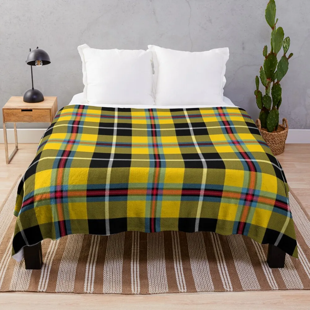 Cornish Tartan Throw Blanket Furry Large Heavy Bed linens Blankets