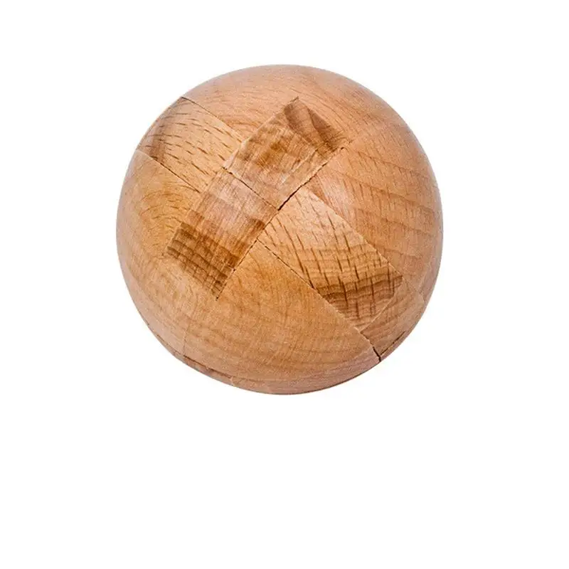 

Hot 3D Wooden Ball Puzzle Mind Brain Teaser Sphere Puzzles Game for Adults Children