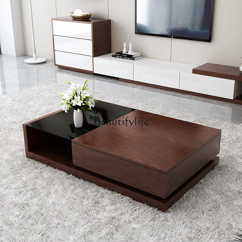 

08Nordic style modern simple living room TV cabinet floor cabinet