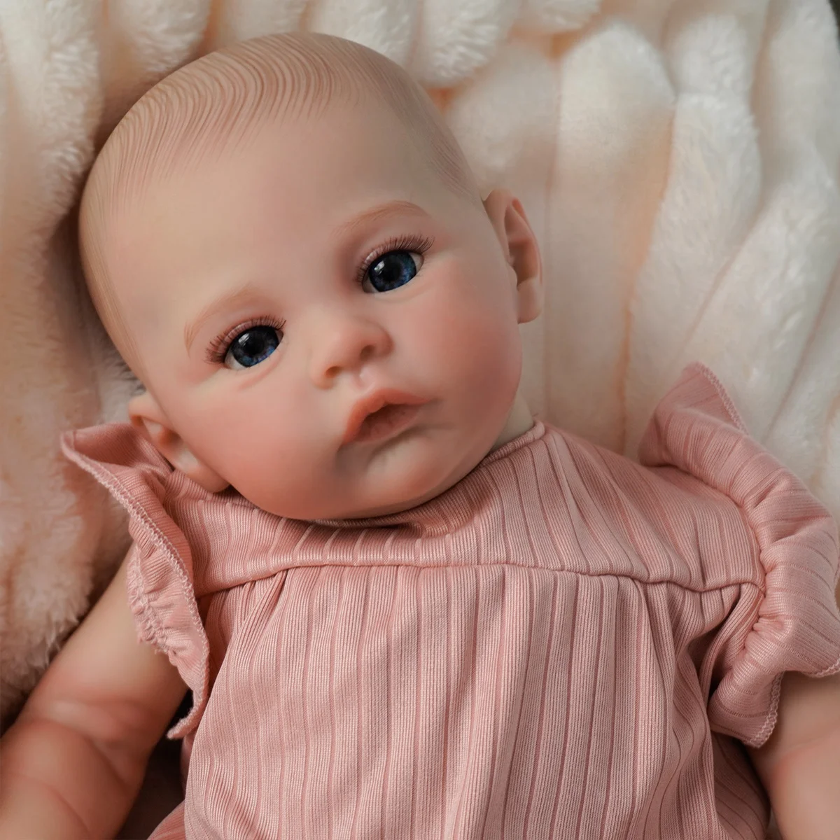 

JOYORA 50 см модная кукла для девочек, как кукла новорожденного, готовая кукла реборн с видимыми венами в деталях, окрашенная подарочная игрушка