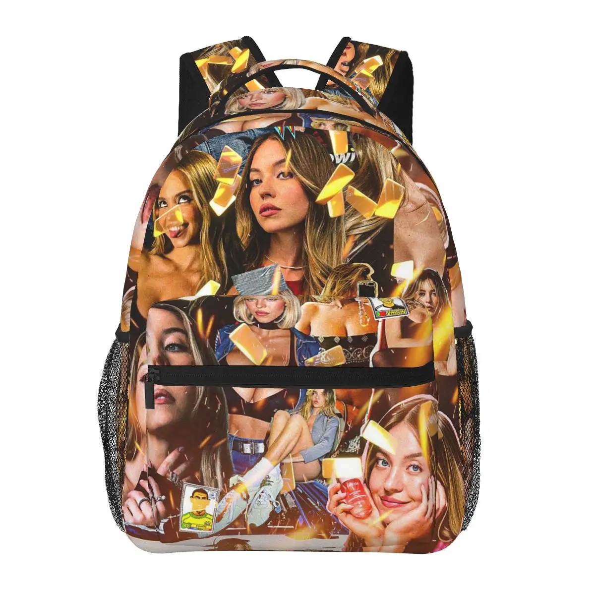 Amazing Sydney Sweeney Is Stealing Hearts Backpacks Boys Girls Bookbag Children School Bags Cartoon Laptop Rucksack Shoulder Bag