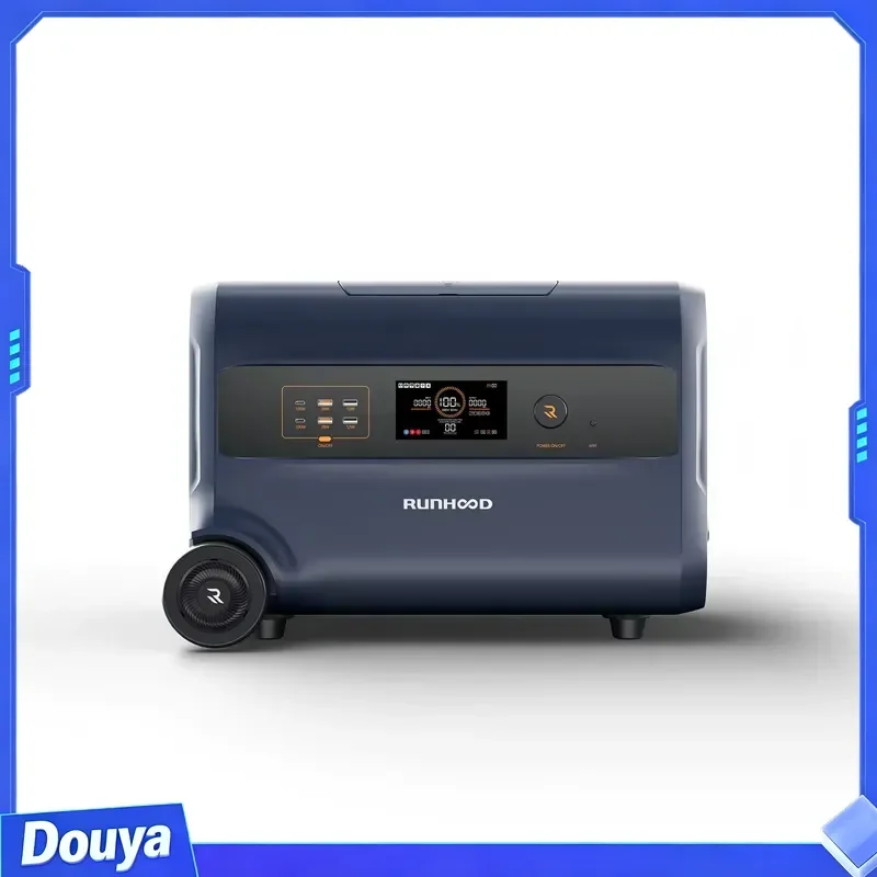 3 In1 BALCONY POWER STORAGE SYSTEM 2,4KWh Capacity Multi-functional Power Supply with Integrated Inverter Portable