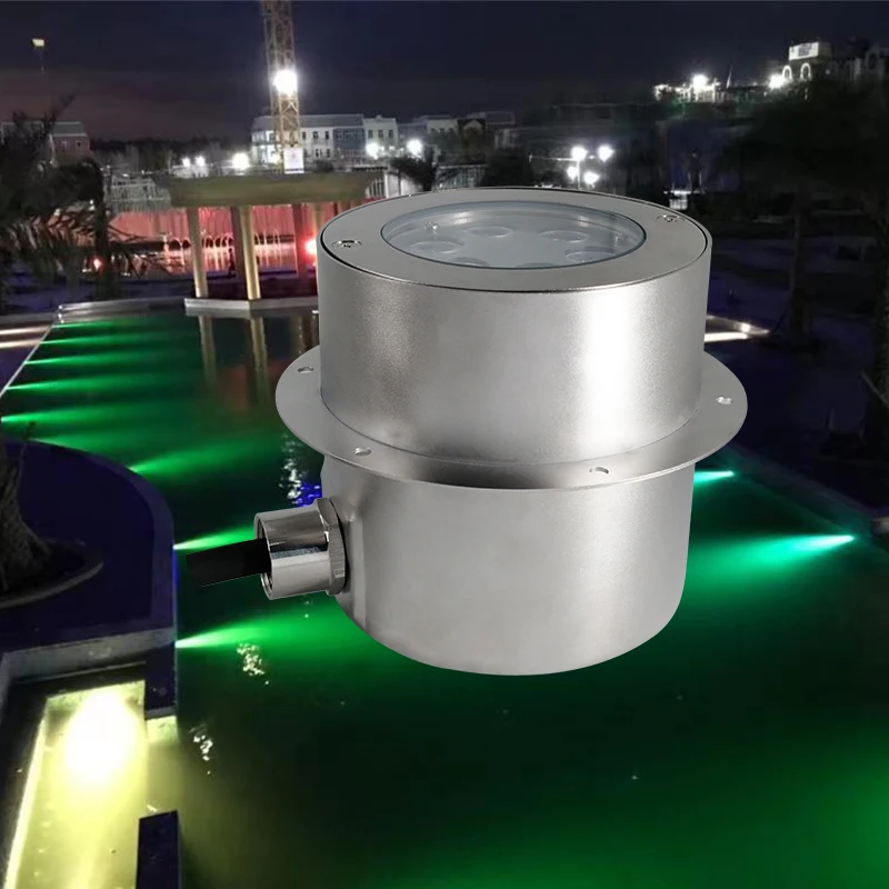 IP68 Recessed Pond 316L Stainless Steel 18w Diode Underground Swimming Pool