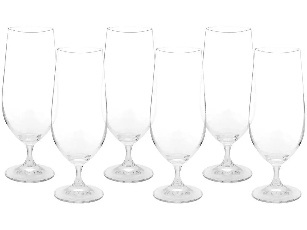 クリスタルビールカップセット380ml-6個