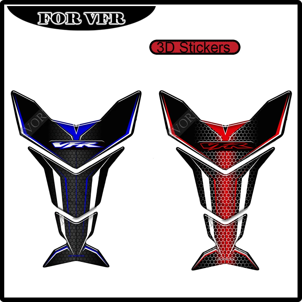 Motorcycle For Honda VFR 1200X 1200 X VFR1200X Crosstourer Tank Pad Grips Gas Fuel Oil Kit Knee Protector Stickers Decals