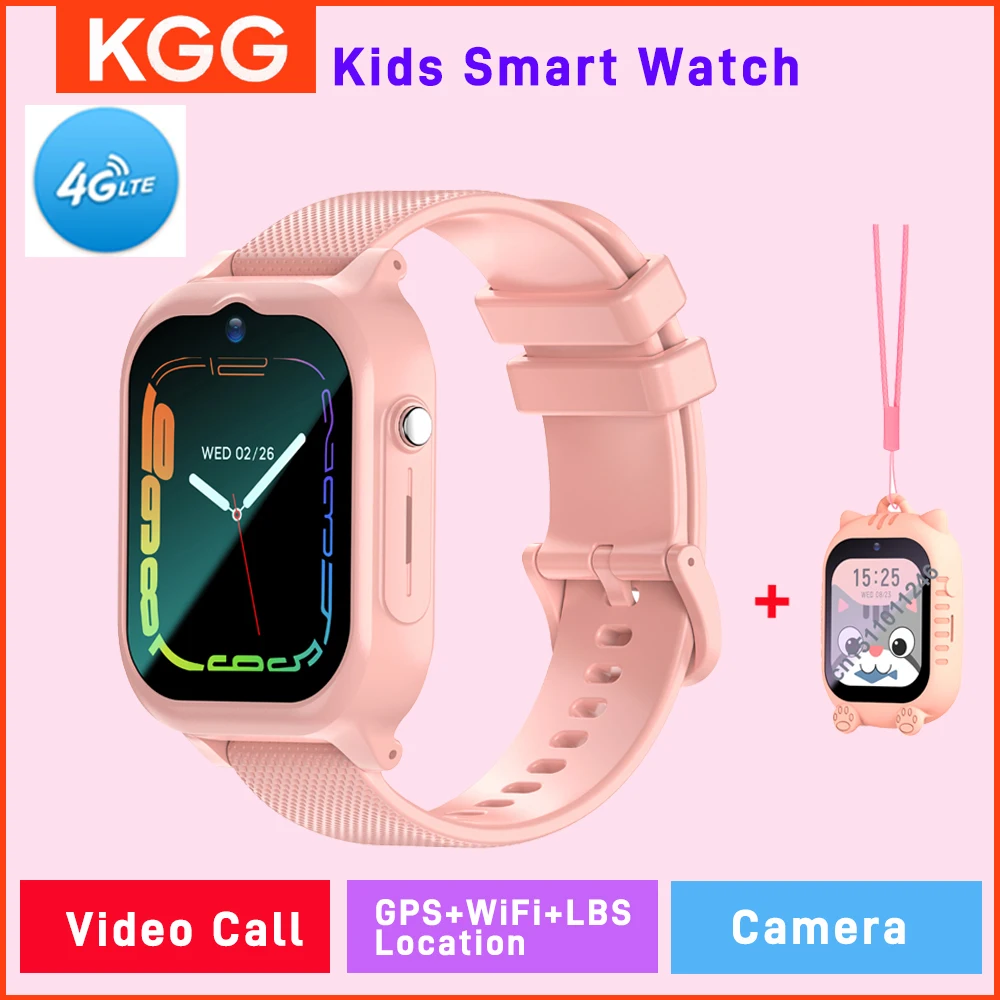 

Детские умные часы 4G, телефон, видеозвонок, 1,83 дюйма, IPS, GPS, WIFI, HD, SOS, монитор, трекер местоположения, водонепроницаемые часы, подарки для детей