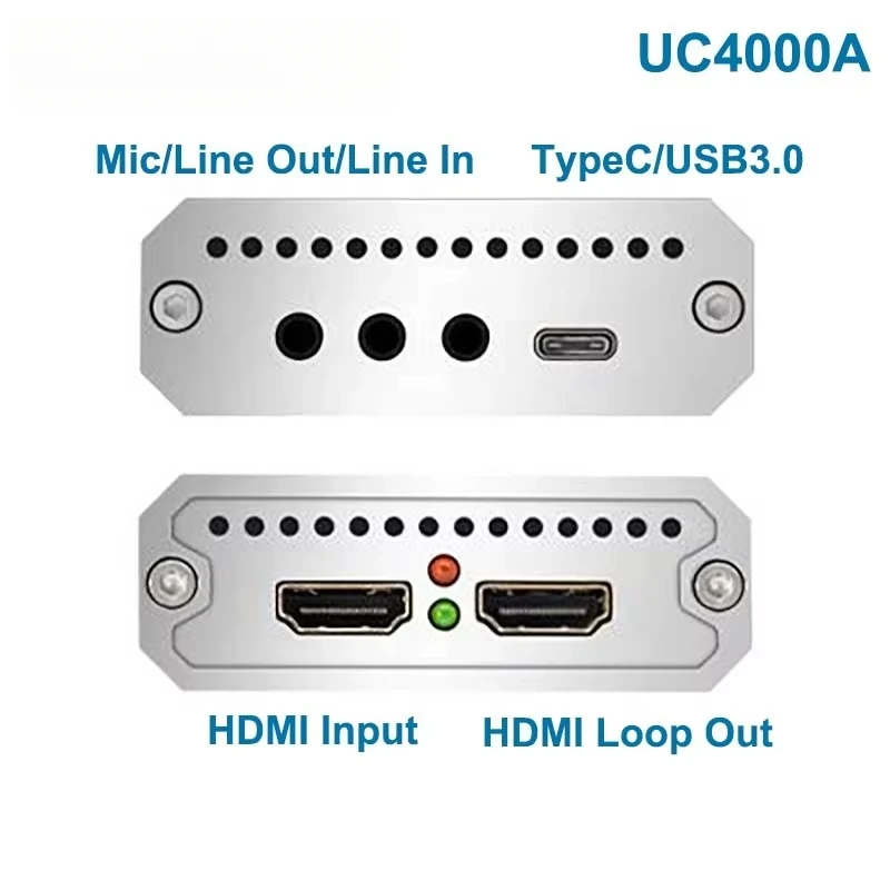 UC4000A لعبة البث المباشر OBS vMix Wirecast Xsplit Ture UHD 4K USB3.0 HD MI صندوق التقاط الفيديو المنتزع #5