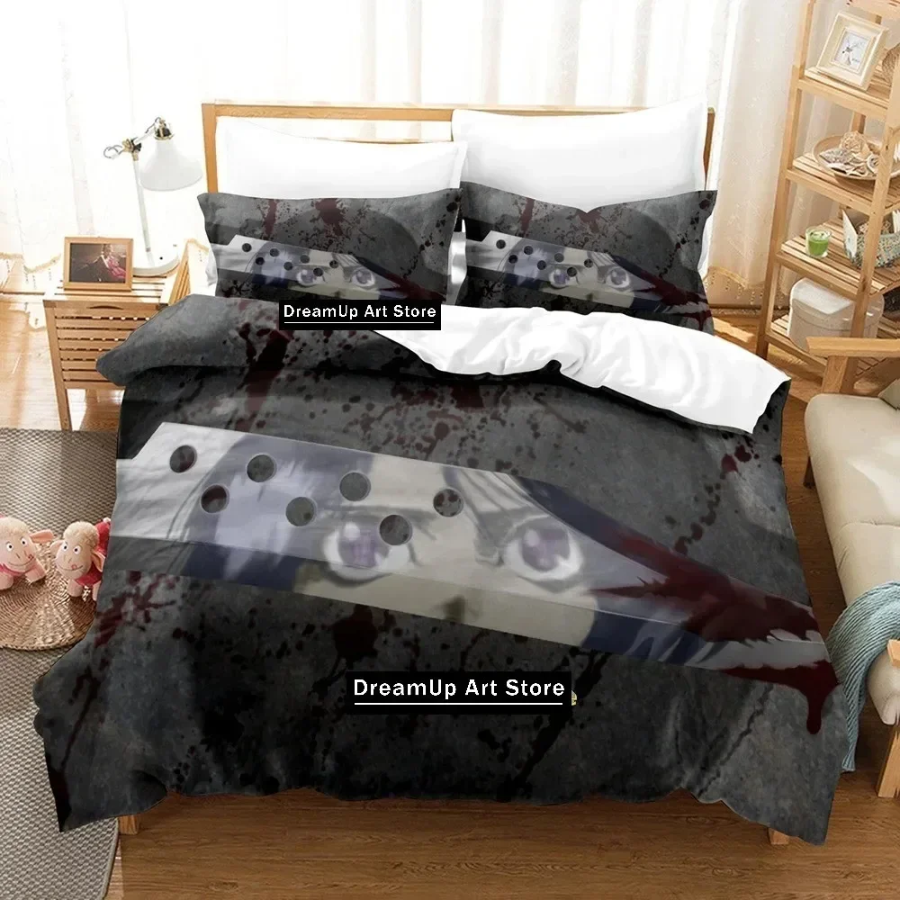 Juego de cama de Anime Battle Angel Alita, funda de edredón con funda de almohada, tamaño doble, individual, Queen, King, textil para el hogar para niños y adultos