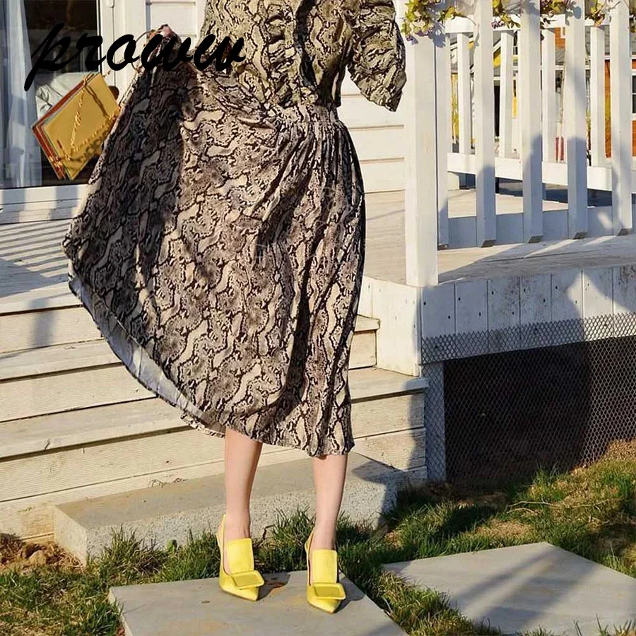 حذاء بكعب ستيليتو مع إبزيم مربع كبير الحجم، حذاء نسائي مثير بكعب عالٍ سهل الارتداء