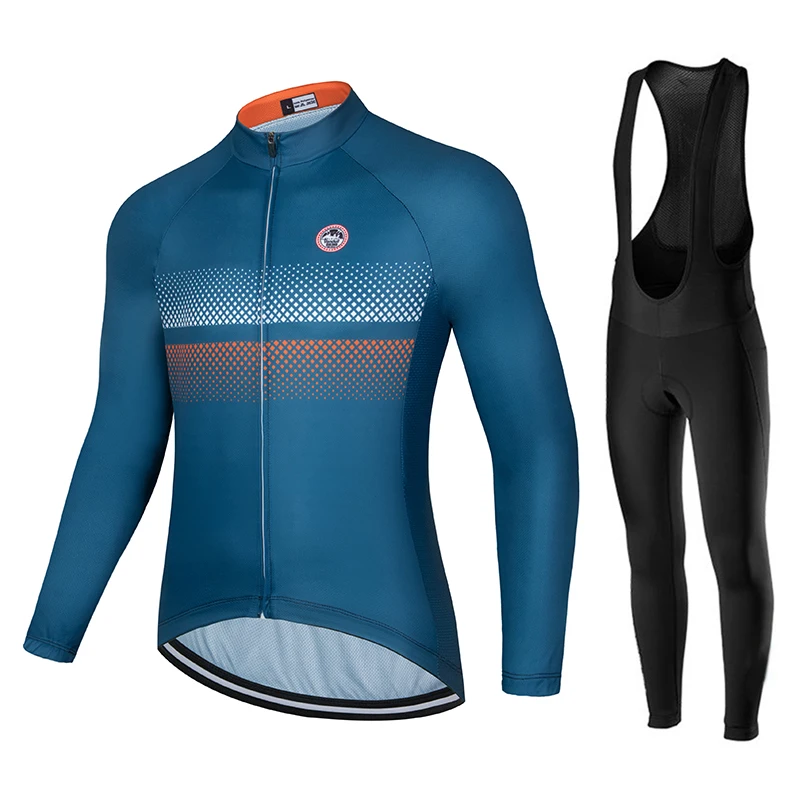 

2024 new bicycle clothing, men's bicycle long sleeved set, mountain bike outdoor cycling suit