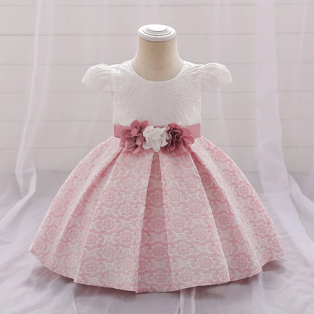 3PCS Baby Party Dresses For Girls Court Vintage Ceremony Birthday Party Ball Gown Toddler Kids Princess Vestidos With Bag Shawl