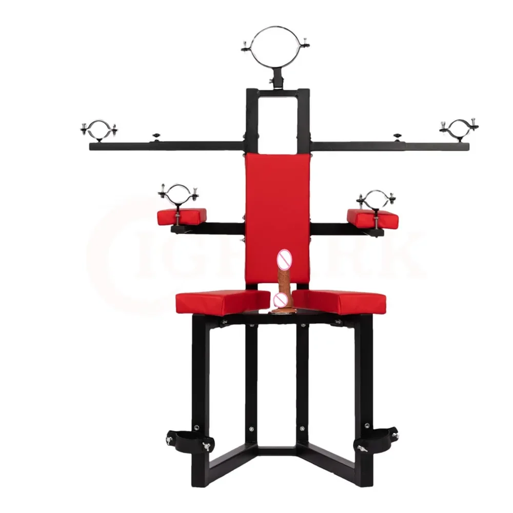 Hot Red Sex Furniture Position Assistance Love Chair BDSM Bondage Female Masturbator Sex Toys For Couples Women Adult Products