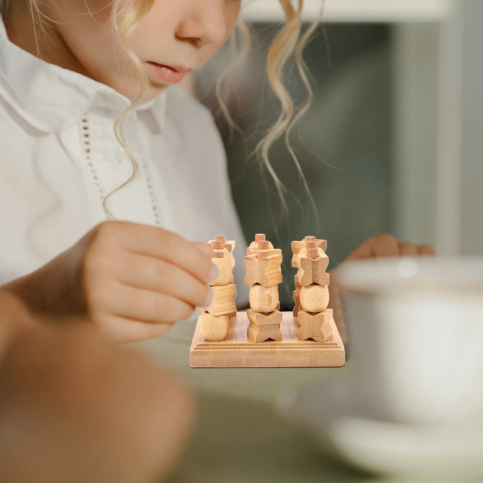 

Набор деревянных настольных игр для всей семьи: развитие интеллекта, решение проблем, стратегическое мышление, досуг