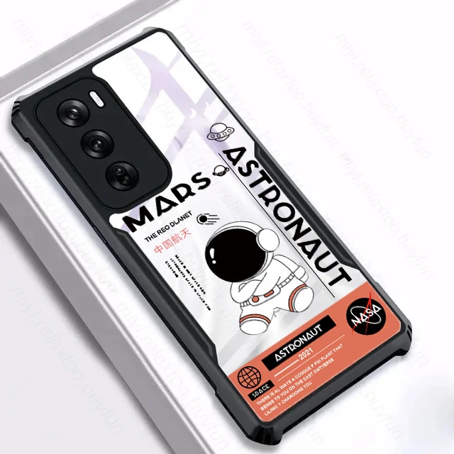 Transparent Phone Case For OPPO Reno 12FS 11F 10 9 8T 8Z 7Z 7SE 6Z 5 4 3 2Z 4G/5G Pro Plus Shock Fall Prevention Acrylic Case 7 image 2
