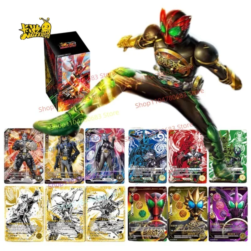 

Коллекционные карты KAYOU Genuine Kamen Rider Cards Heroes Duel OOO, лимитированная серия к 15-летию, для карточных битв