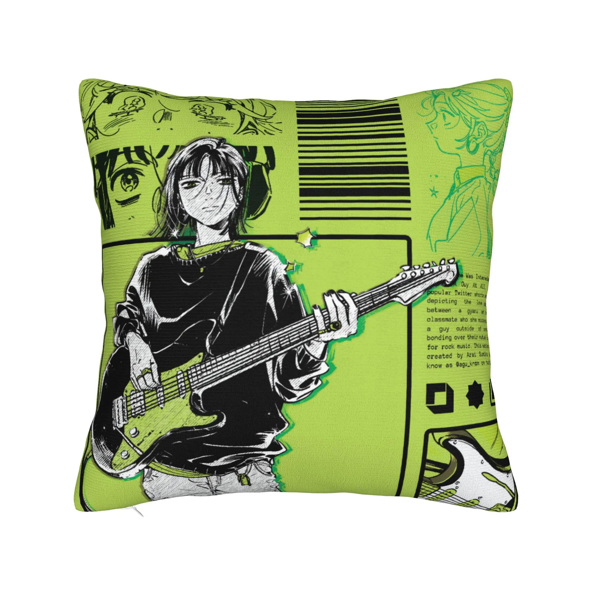 The Guy She Was Interested in Wasn't a Guy at All Pillow Case  Comfy Pillow Cover For Living Room Chair Kawaii Cushion Cover