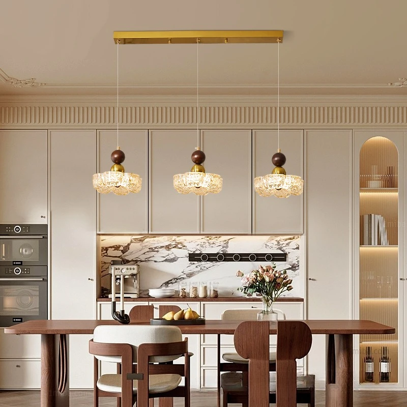 

Nordic Simplicity Style Dining Room Restaurant Corridor LED Pendant Light Postmodern Glass Suspension Wire Balcony Ceiling Lamp