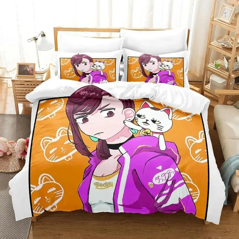 3D Printed Cartoons Dandadan Takakura Ken Bedding Set Single Twin Full Queen King Size Bed Set Adult Kid Bedroom Duvetcover Sets