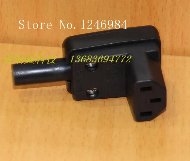 [SA]AC power plugs are bent JEC female JA-2231-A three -conductor AC connector Attaching plug--50pcs/lot