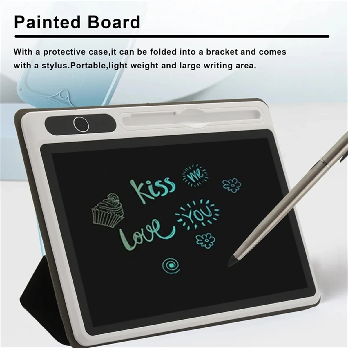 A10Z-10 Inch Smart Business Writing Board with Protective Case Lcd Drawing Tablet Children's Hand-Painted Board for