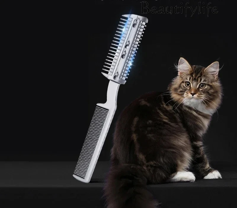

расческа для кошек Universal hair pulling comb for cats and dogs, open knot knife comb to remove floating hair, special for pets
