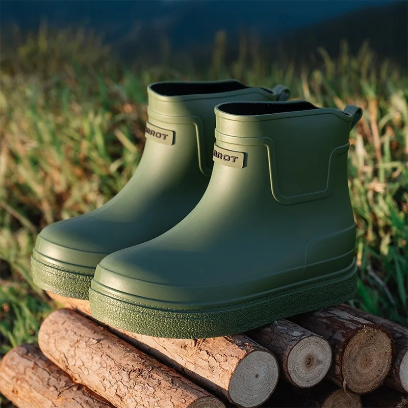 

Eco-Friendly, Phthalate-Free BIRROT Couple's Rain Boots, Men's Water Shoes, Short Rain Boots, Student Water Boots, Women's