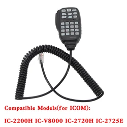 8 Pin RJ-45 HM-133 Microphone for ICOM IC-2725E IC-208H IC-E208 IC-207H IC-2820 IC-282 D-800H Car Mobile Radio Handheld Mic