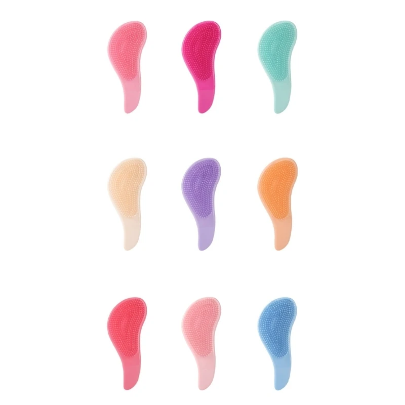 Anti Static แปรงนวดผม Detangle นวดอาบน้ำ Hairbrush หวี Salon Dropshipping